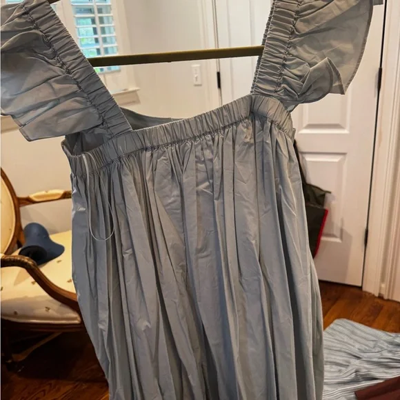 Mable Light Blue Ruffle Dress - Picture 3 of 5